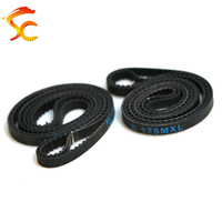 Courroie de distribution MXL largeur 3~10mm B168MXL B175MXL B180MXL B184MXL B186MXL B190MXL B200MXL B215MXL Pas 2.032mm Courroie en caoutchouc
