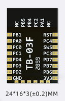 아이 씽커 핫 제품 TB-03F BLE 5.0 모듈 메쉬 핀을 ESP-12F/ESP-12S