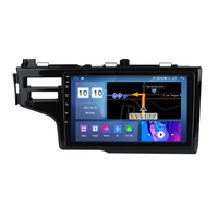 Por la izquierda Honda jazz Honda fit 2014-2020 Android 12 Monitor de coche de 8 + 256g carplay DSP RDS GPS construido en 2din radio reproductor de dvd 5,1 HIFI
