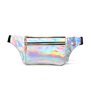 <span class=keywords><strong>Riñonera</strong></span> holográfica con purpurina a la moda, <span class=keywords><strong>riñonera</strong></span> informal brillante para festivales de viaje, Unisex, duradera, impermeable, antirrobo - Product Image 2