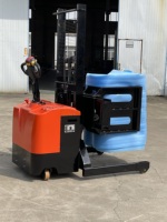 Chariot élévateur à fourche carrée entièrement électrique Amitycare 500 kg, empileur automatique à pince pour la manutention de cartons, de mousse et de papier usagé