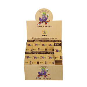 Custom <b>Rolling</b> paper 78mm 110mm Smoking <b>Rolling</b> Paper with Tips Color Smoking Paper for Custom Manufacturing - Product Image 1