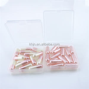 Groothandel Bulk Lege Harde Rundergelatinecapsules Maat 000 00 0 0e 1 2 3 4 5 Op Maat Bedrukte Lege Gel Capsules Shell Pink - Product Image 4