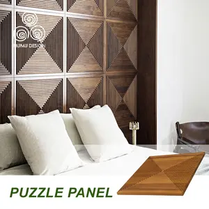 MUMU 3D Peel and Stick Textures Retro DIY Classic Interior Walnut Wood Veneer Decor Wood Wall Panel