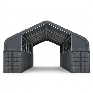 Tenda <span class=keywords><strong>in</strong></span> Tessuto per Edilizia, Riparo, Magazzino, Container, Porta Container, Fienile, Tettoia per Bestiame, Resistente agli Uragani, Ignifuga, <span class=keywords><strong>in</strong></span> Acciaio Zincato Resistente al Sale - Product Image 5