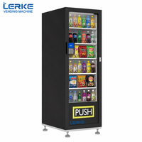 Máquina Expendedora LERKE para Clubes Nocturnos en Nicaragua, Venta al por Mayor, Máquina Expendedora de Snacks sin Efectivo para Nigeria con Cerradura de Seguridad