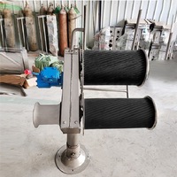 Haute Qualité 12v/24v/48v Ancre Électrique Guindeau Double Noeud Spécial Vente Chaude Marine Matériel Hydraulique Fish Net Hauler