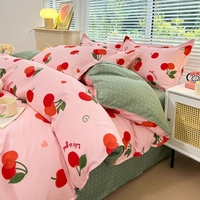 Ensemble de literie en polyester à la mode, vente chaude, ensemble de literie personnalisé, taille double, queen, king, impressions multi-styles, ensemble de housse de couette