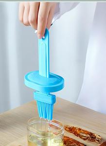 Bouteille de brosse à huile en silicone réutilisable pour la maison, pot à huile en plastique intégré, outil de cuisson et de grillade résistant à la chaleur, ustensile de <span class=keywords><strong>pâtisserie</strong></span> de cuisine - Product Image 5