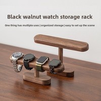 Présentoir de Luxe pour Montres et Bijoux – Support en Bois Massif en Forme de T pour Colliers, Bracelets et Jouets – Idéal pour la Maison