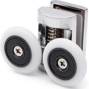 Doppio doppio doppio vetro curvo superiore/inferiore pulegge per porta doccia - Product Image 4