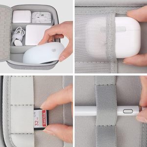Estuche Organizador de Cables para Viajes, Universal para Accesorios Electrónicos, Cargadores, Cables, Adaptador para MacBook, <span class=keywords><strong>Magic</strong></span> <span class=keywords><strong>Mouse</strong></span>, <span class=keywords><strong>Apple</strong></span> Pencil, USB - Product Image 4