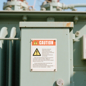 Khắc biển hiệu thu nhỏ nhận dạng điện không thấm nước cảnh báo cáp Nhãn Nhiều Lớp Laser khắc nhựa biển hiệu - Product Image 3