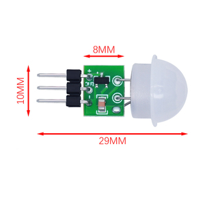 Module de capteur infrarouge miniature HC-SR312, détecteur de mouvement et de position humaine pyroélectrique - Product Image 3