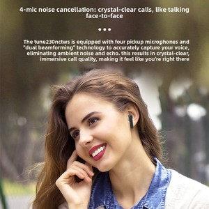 Écouteurs intra-auriculaires sans fil TWS TUNE <span class=keywords><strong>230NC</strong></span> avec annulation active du bruit, Bluetooth 5.2, étanchéité IPX4 et commande vocale - Product Image 3
