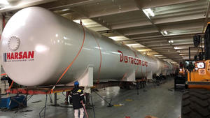 Tanque de Almacenamiento de GLP Modelo 2026 de 250m3, Capacidad de 119 Toneladas, Certificado ASME AD2000, Tanque de Gas Licuado de Petróleo Cilíndrico Horizontal - Product Image 4