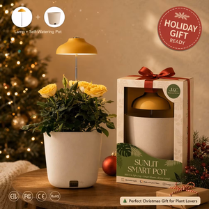 Set de Regalo Navideño: Jardín Interior Inteligente con Luz LED de Cultivo, Caja de Regalo de Lujo, Maceta con <span class=keywords><strong>Autorriego</strong></span> para Escritorio - Product Image 6