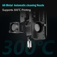 Nouvelle imprimante 3D FDM Artillery Sidewinder X3 Plus avec système de nettoyage des filaments, extrudeur direct à double engrenage, taille d'impression 300*300*400mm