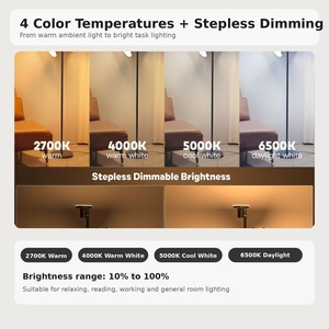 Lampe sur pied LED moderne à <span class=keywords><strong>3</strong></span> <span class=keywords><strong>têtes</strong></span>, télécommande tactile, hauteur réglable, étanche, rose/bleu, pour salon, chambre, bureau - Product Image 6