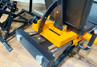 Machine de Musculation Multipostes à Charge Disque pour Presse à Cuisses/Hack Squat/Mollets Debout