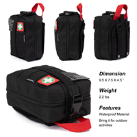Trousse de premiers soins tactiques SOS, équipement de survie d'urgence en plein air