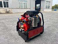 Pompe à eau portable de haute qualité de 100 m pour la lutte contre les incendies avec moteur diesel, grande pompe centrifuge à essence, emballage en boîte