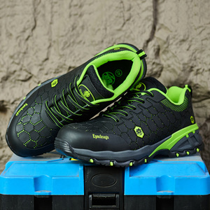 Zapatos de Seguridad Cómodos de Corte Bajo, Parte Superior de KPU, Puntera de Acero, Antiaplastamiento, Antipinchazos, Resistentes al Desgaste, Zapatos de Trabajo para las Cuatro Estaciones - Product Image 5
