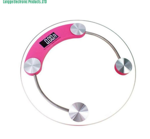 180kg/396lb Corps Humain Numérique OEM Transparent Rond Salle De Bains <span class=keywords><strong>Balance</strong></span> - Product Image 6