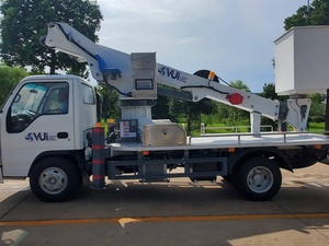 Plateforme élévatrice télescopique montée sur véhicule JAC Pickup de 22 mètres, nacelle élévatrice isolée nouvelle génération. - Product Image 6