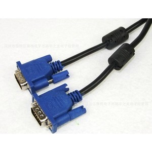 สาย VGA 1.5 ม. ชายต่อชาย หัวต่อสีน้ำเงิน เชื่อมต่อจอภาพ ทองแดงปลอดออกซิเจน ป้องกันด้วยสายถักหุ้ม PVC - Product Image 3
