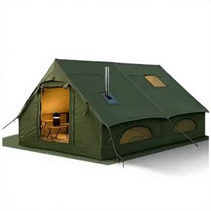 <span class=keywords><strong>Tente</strong></span> de glamping <span class=keywords><strong>gonflable</strong></span> de luxe <span class=keywords><strong>avec</strong></span> cheminée, imperméable 4 saisons, cabine pneumatique pour 6 à 8 personnes, idéale pour le camping familial en hiver - Product Image 1