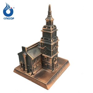 Recuerdo de Dubái, Hotel <span class=keywords><strong>Burj</strong></span> <span class=keywords><strong>Al</strong></span> <span class=keywords><strong>Arab</strong></span> 3D de Metal Plateado de la Marca Kingtop para los Emiratos Árabes Unidos - Product Image 3