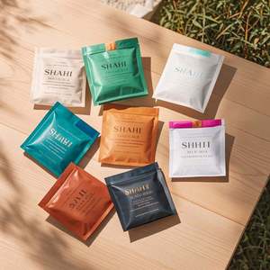 Sachet de thé laminé portable de qualité alimentaire sac en papier kraft Mini sac de café goutte à goutte thermoscellé avec impression de logo personnalisé - Product Image 6