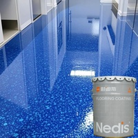 Lantai Mortar PU Polyurethane High-Gloss, Tahan Beban Berat, Tahan Benturan untuk Rumah Sakit, Mal, Pabrik, Beton