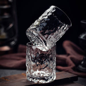 แก้วน้ำลายคริสตัล 250 มล. แก้วเดี่ยวสำหรับวิสกี้ แก้วใสลายสวยงามสำหรับงานปาร์ตี้ - Product Image 3