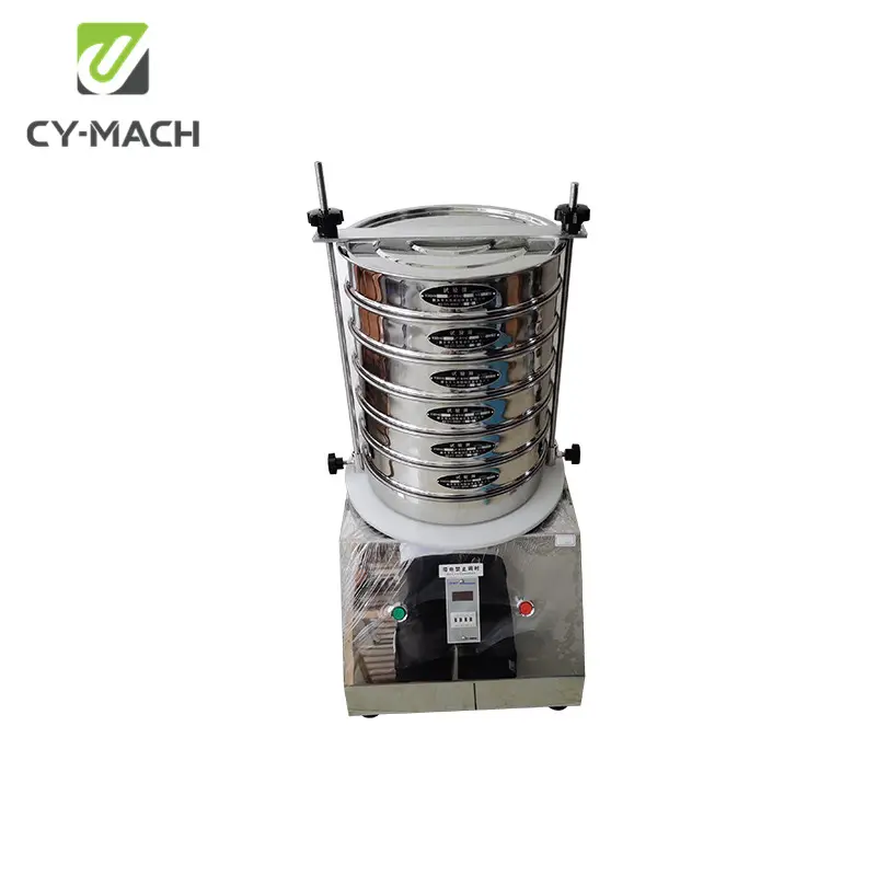 CY-MACH lab test sieve shaker machine equipment for himalayan powder flour vibration sieve shaker salt