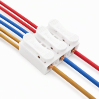 Connecteur à raccord rapide autobloquant CH-3(6A) 3 entrées 6 sorties, conception à pression pour installations de plafonniers LED et de lampes à panneau
