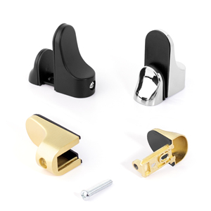 Có thể điều chỉnh hợp kim kẽm nổi tường Kệ hỗ trợ kim loại kệ clip cho thủy tinh hoặc đồ nội thất bằng gỗ Kệ kết nối phụ kiện - Product Image 5