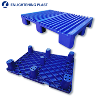 Palette d'impression de cartons pliants robuste en PEHD pour usage industriel avec tamis d'alimentation continue