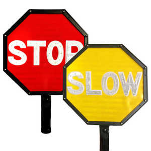 Hot bán đường cảnh báo dấu hiệu phản chiếu năng lượng mặt trời dừng quốc tế đường cực dừng 2 mét nhôm Led đường phố dấu hiệu giao thông - Product Image 3