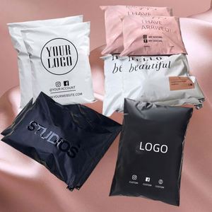 Poly Biodegradable <b>Waterproof</b> Self-adhesive Shipping Mailer Bags for Shoes Packaging Custom Logo Design Competitive Price - Product Image 2