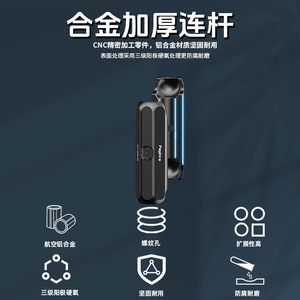 ขายึดกล้องแอคชั่น Puluz อลูมิเนียมอัลลอย หมุนได้ 360 องศา สำหรับใช้กับ GoPro บนมอเตอร์ไซค์และจักรยาน - Product Image 3