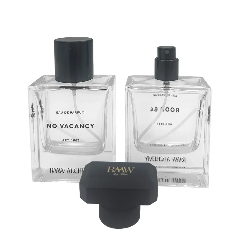 Luxe Aangepaste Eau De Cologne 'Parfume Spuitfles Ontwerp Lege Mannen Glas 'Perfum Fles 50Ml 100Ml China Distributeur