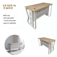 Tables de mobilier de bureau modulaires modernes pour petites surfaces, confortables, durables, en bois, designs de tables d'étude, tables d'ordinateur et de bureau