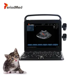 Laptop kardio portabel hewan peliharaan, ultrasound kecil portabel usb untuk dokter hewan