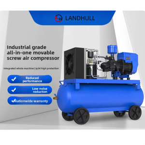 220V <span class=keywords><strong>5.5KW</strong></span> 7.5KW một pha Tích Hợp Máy nén khí trục vít xách tay 4Kw <span class=keywords><strong>5.5KW</strong></span> nhà máy nhỏ bôi trơn với bơm 11Kw - Product Image 2