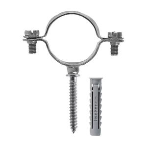 Abrazadera de tubo galvanizado CZV de 10 mm, 28 piezas, soporte metálico para accesorios de plomería - Product Image 1