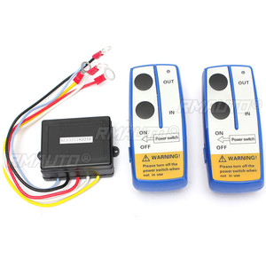 สวิตช์ควบคุมรอกไฟฟ้าไร้สาย 12V สำหรับรถยนต์ พร้อมชุดส่งสัญญาณแบบแมนนวล สำหรับรถจี๊ป รถบรรทุก รถเอทีวี รถเอสยูวี รถพ่วง - Product Image 1