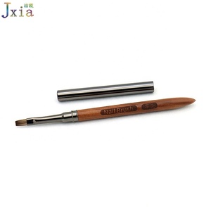 Jiexia Nuevo Pincel Plano <span class=keywords><strong>de</strong></span> Gel para <span class=keywords><strong>Manicura</strong></span> y Arte <span class=keywords><strong>de</strong></span> Uñas <span class=keywords><strong>con</strong></span> Mango <span class=keywords><strong>de</strong></span> Madera <span class=keywords><strong>de</strong></span> Sándalo y Palisandro <span class=keywords><strong>de</strong></span> Alta Calidad para Salón - Product Image 3