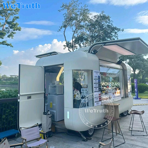 Đầy đủ nhà bếp di động thực phẩm Xe tải nhượng Bộ Cà phê kiosk & BBQ Pizza Burger Hotdog Kem giỏ hàng-tất cả-trong-một điện thoại di động thực phẩm Trailer - Product Image 4